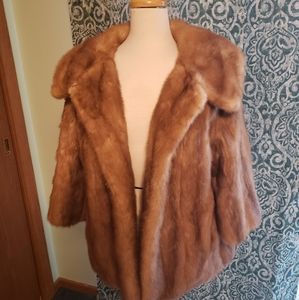 Oleg Cassini vintage 60's mink fur coat